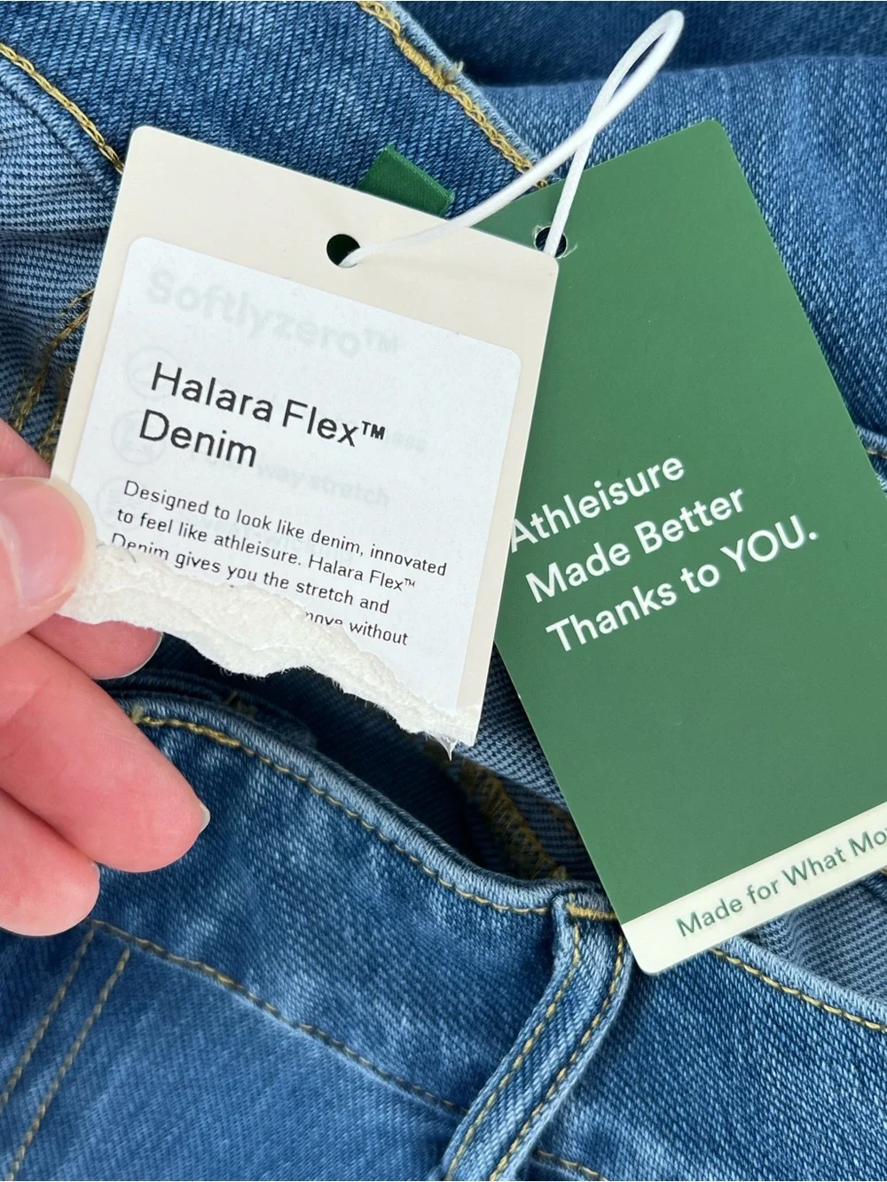 Halara Flex Jeans High Waisted Rolled Hem Wide Leg Casual MP M Petite NWT